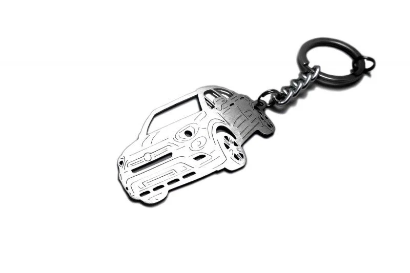 Car Keychain for Fiat 500X (type 3D) - Image 5