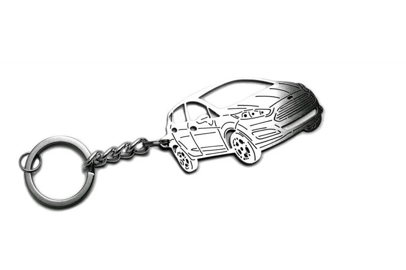 Car Keychain for Ford Fiesta (type 3D) - Image 2