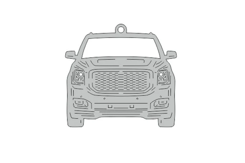 Car Keychain for GMC Yukon IV (type FRONT)