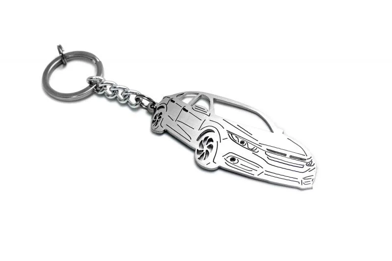 Car Keychain for Honda Civic 4D 2016+ (type 3D)