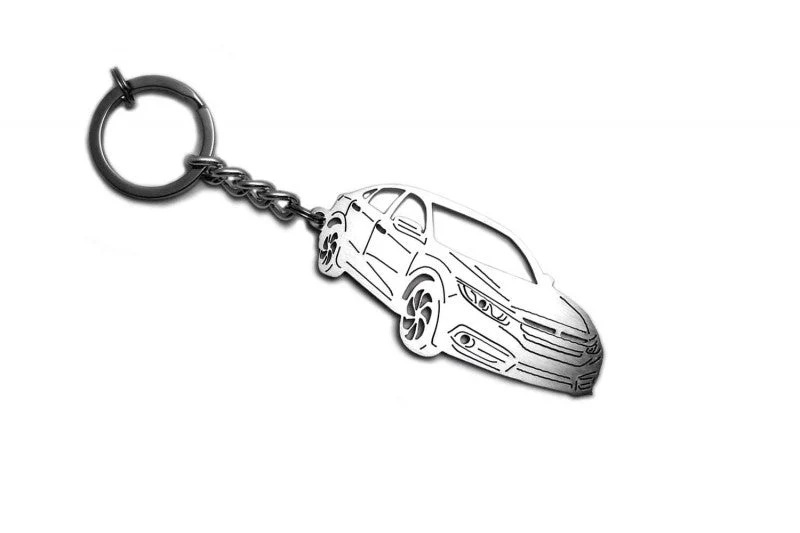 Car Keychain for Honda Civic 4D 2016+ (type 3D) - Image 4