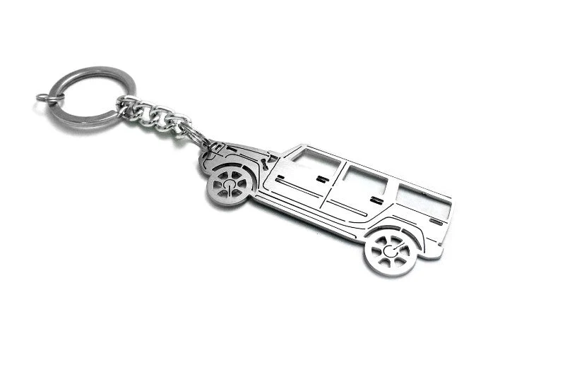 Car Keychain for Hummer H2 (type STEEL)