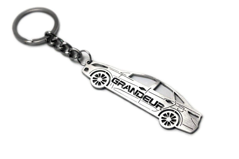 Car Keychain for Hyundai Grandeur V (type STEEL)