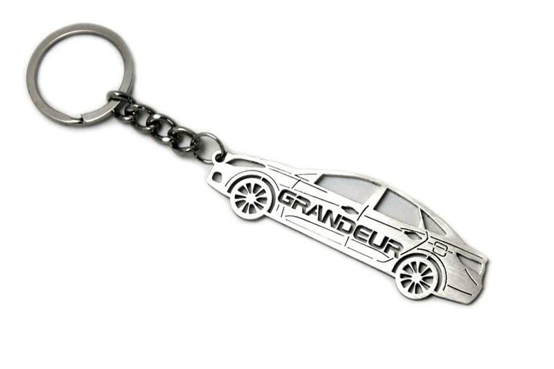 Car Keychain for Hyundai Grandeur V (type STEEL) - Image 2
