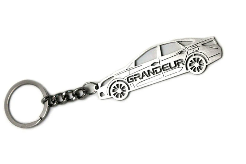 Car Keychain for Hyundai Grandeur V (type STEEL) - Image 3