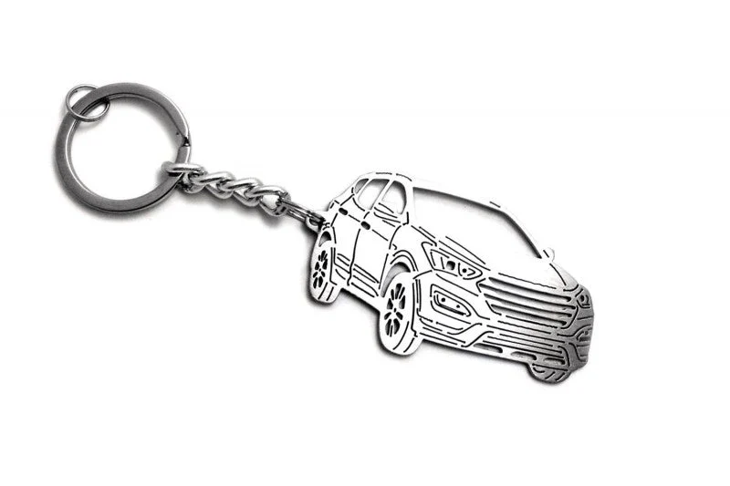 Car Keychain for Hyundai SantaFe III (type 3D) - Image 4