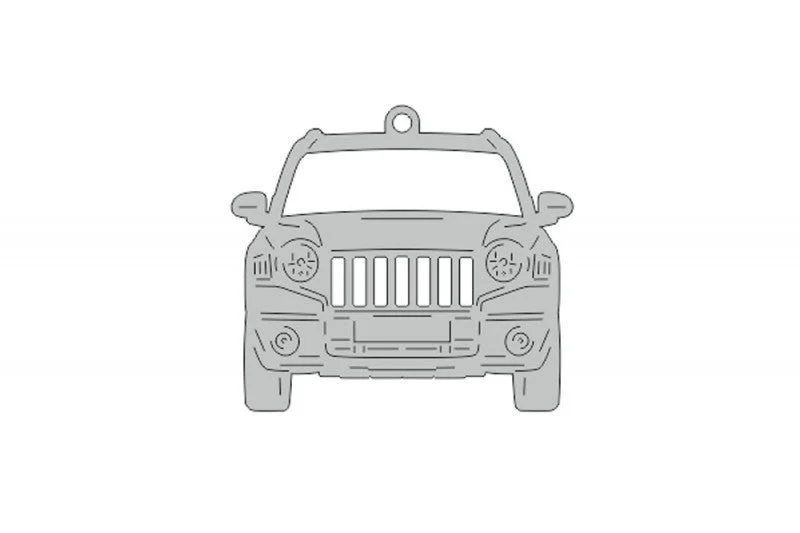 Car Keychain for Jeep Compass I (type FRONT)
