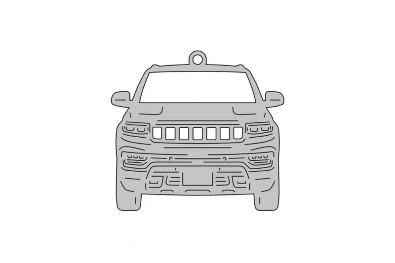 Car Keychain for Jeep Grand Wagoneer 2021+ (type Front)