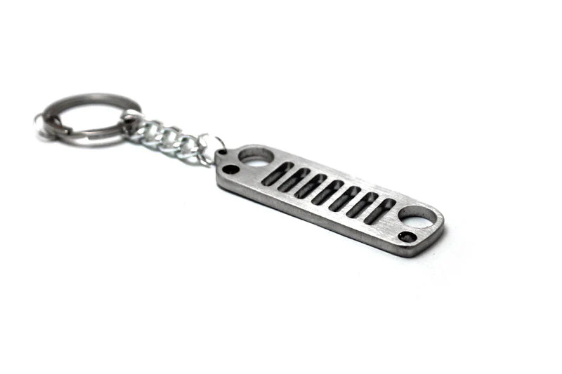 Car Keychain for Jeep Wrangler JK (type GRILL) - Image 2