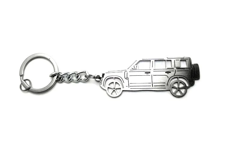 Car Keychain for Land Rover Defender II 5D (type STEEL) - Image 3