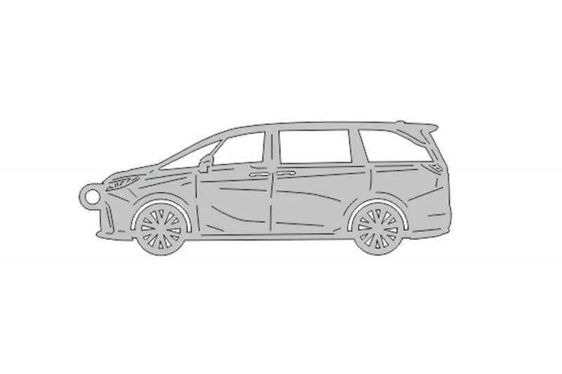 Car Keychain for Lexus LM II 2023+ (type STEEL)