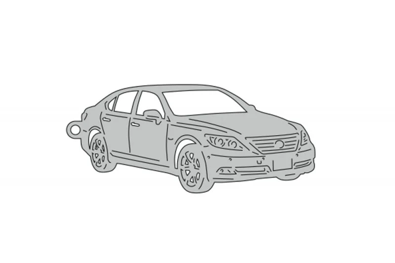Car Keychain for Lexus LS IV 2006-2017 (type 3D)