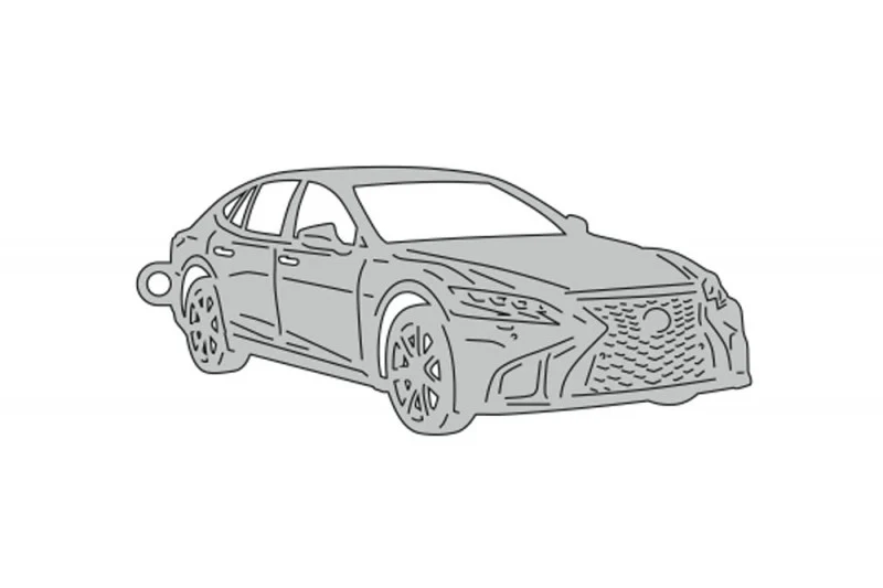 Car Keychain for Lexus LS V 2017+ (type 3D)