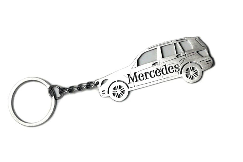 Car Keychain for Mercedes GLK-Class X204 (type STEEL) - Image 2
