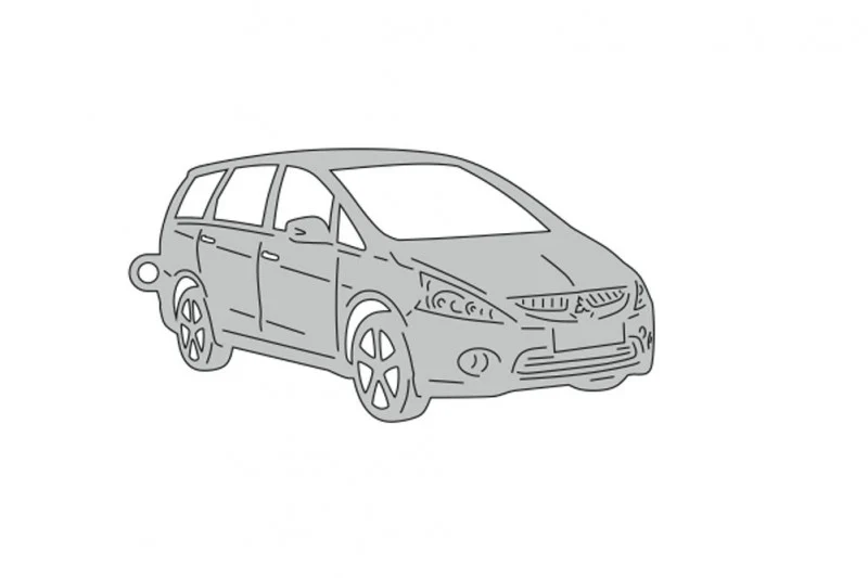 Car Keychain for Mitsubishi Grandis 2003-2011 (type 3D)