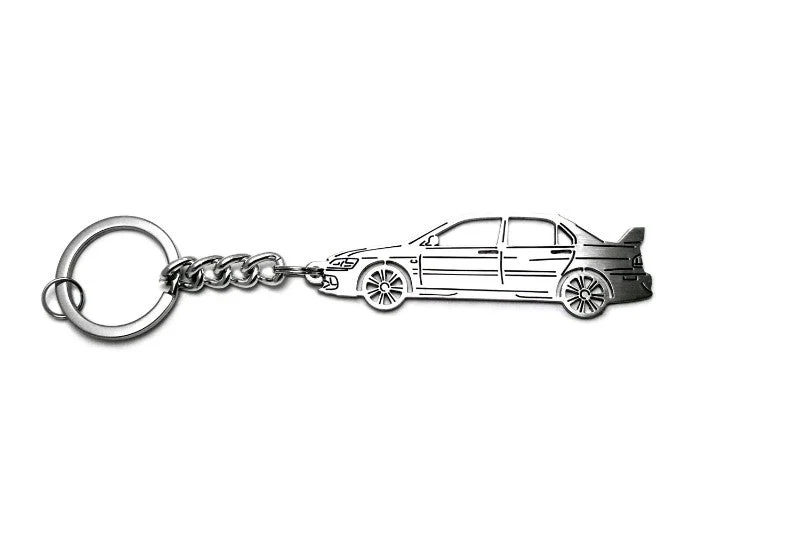 Car Keychain for Mitsubishi Lancer Evolution VIII-IX (type STEEL) - Image 4
