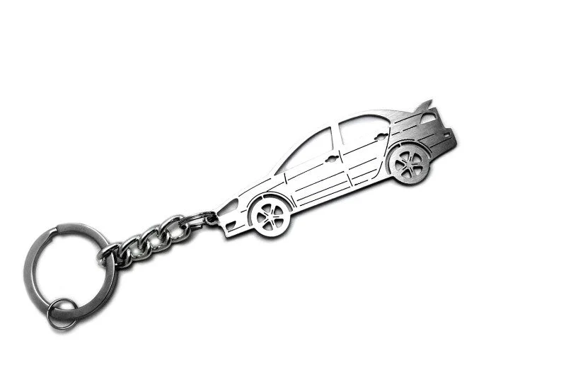 Car Keychain for Mitsubishi Lancer X 4D (type STEEL) - Image 3