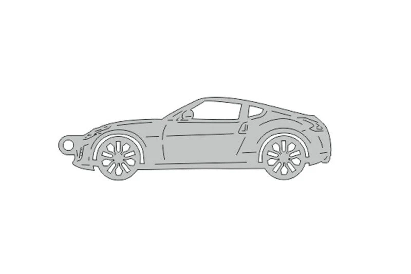 Car Keychain for Nissan 370Z (type STEEL)