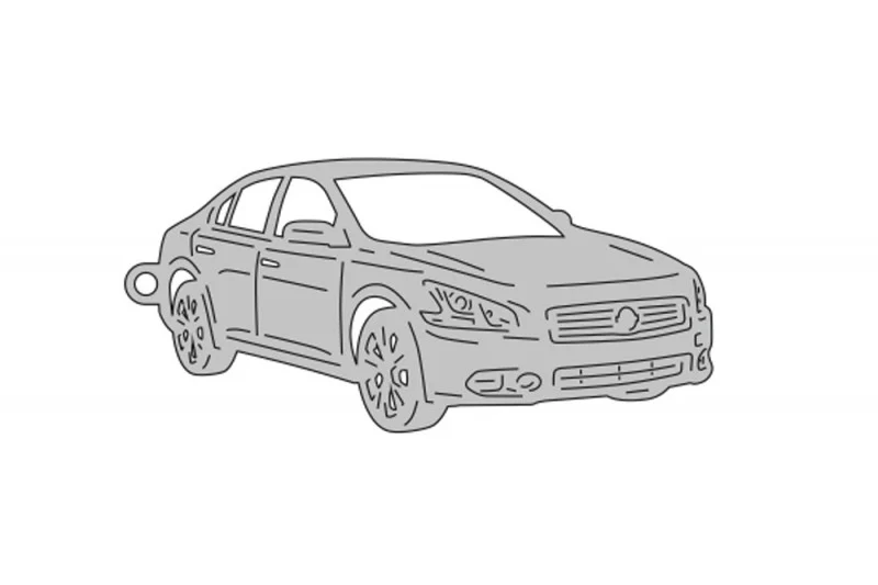 Car Keychain for Nissan Maxima VII 2008-2015 (type 3D)