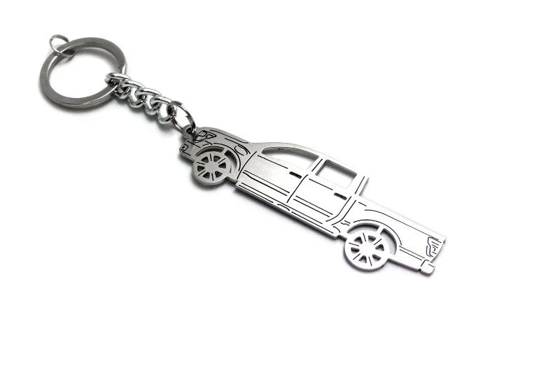 Car Keychain for Nissan Titan II (type STEEL)