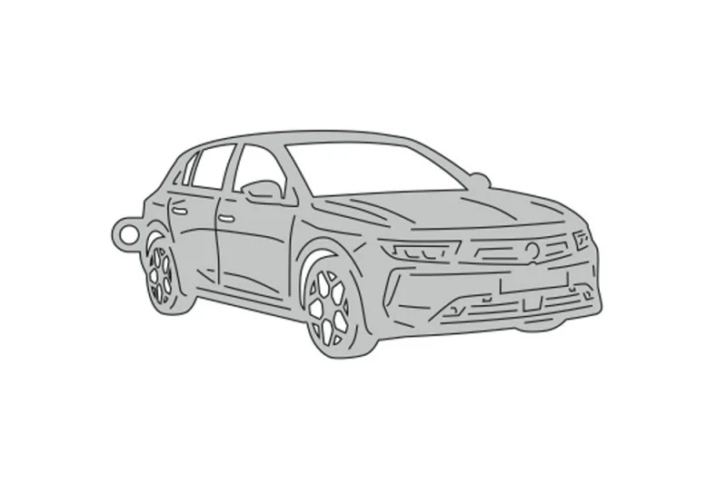 Car Keychain for Opel Opel Astra L 2021+ (type 3D)