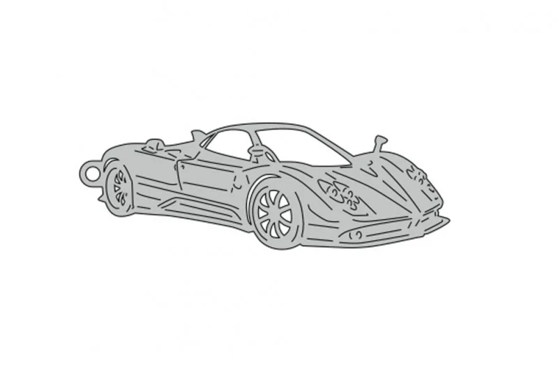 Car Keychain for Pagani Zonda 1999-2011 (type 3D)