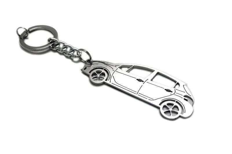 Car Keychain for Peugeot 208 I (type STEEL)