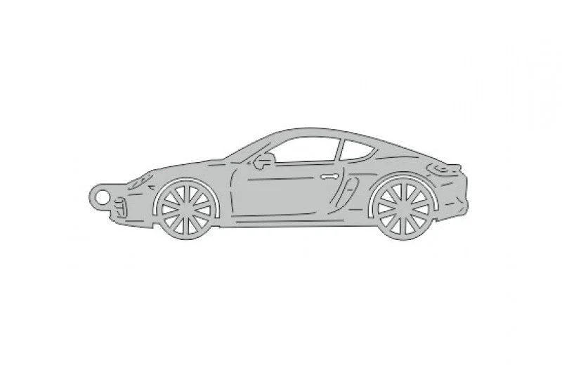 Car Keychain for Porsche 981 (type STEEL)