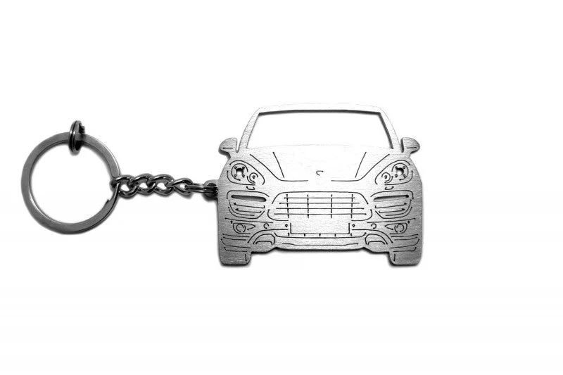Car Keychain for Porsche Cayenne II (type FRONT) - Image 2