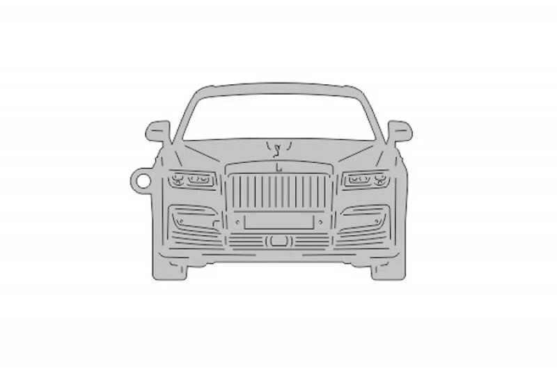 Car Keychain for Rolls-Royce Ghost II (type FRONT)