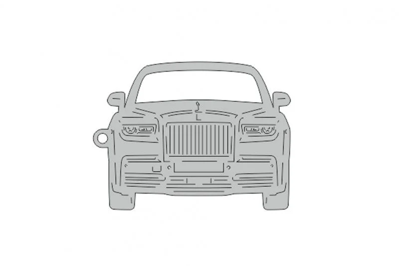 Car Keychain for Rolls-Royce Phantom VIII (type FRONT)