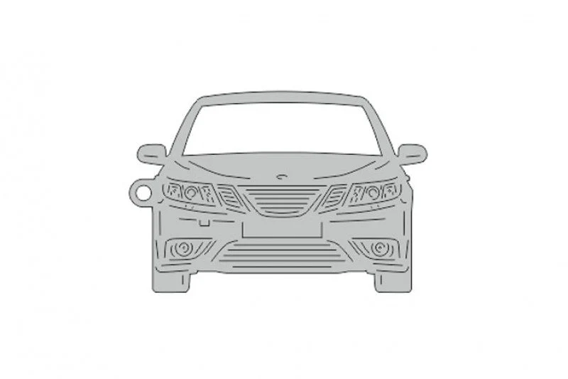 Car Keychain for Saab 9-3 II (type FRONT)
