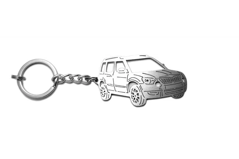 Car Keychain for Skoda Yeti (type 3D) - Image 3