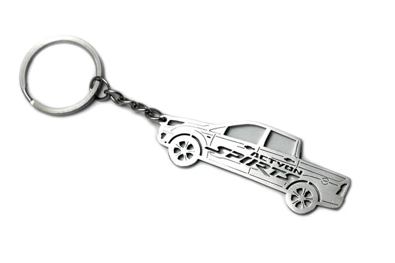 Car Keychain for SsangYong Actyon Sports (type STEEL) - Image 2