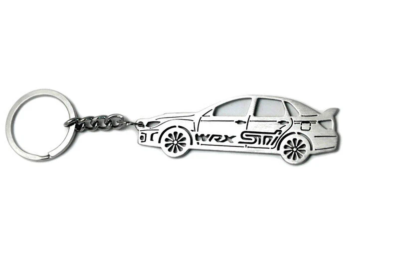 Car Keychain for Subaru Impreza WRX STI III (type STEEL) - Image 4