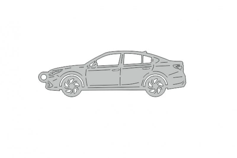 Car Keychain for Subaru Legacy VII (type STEEL)