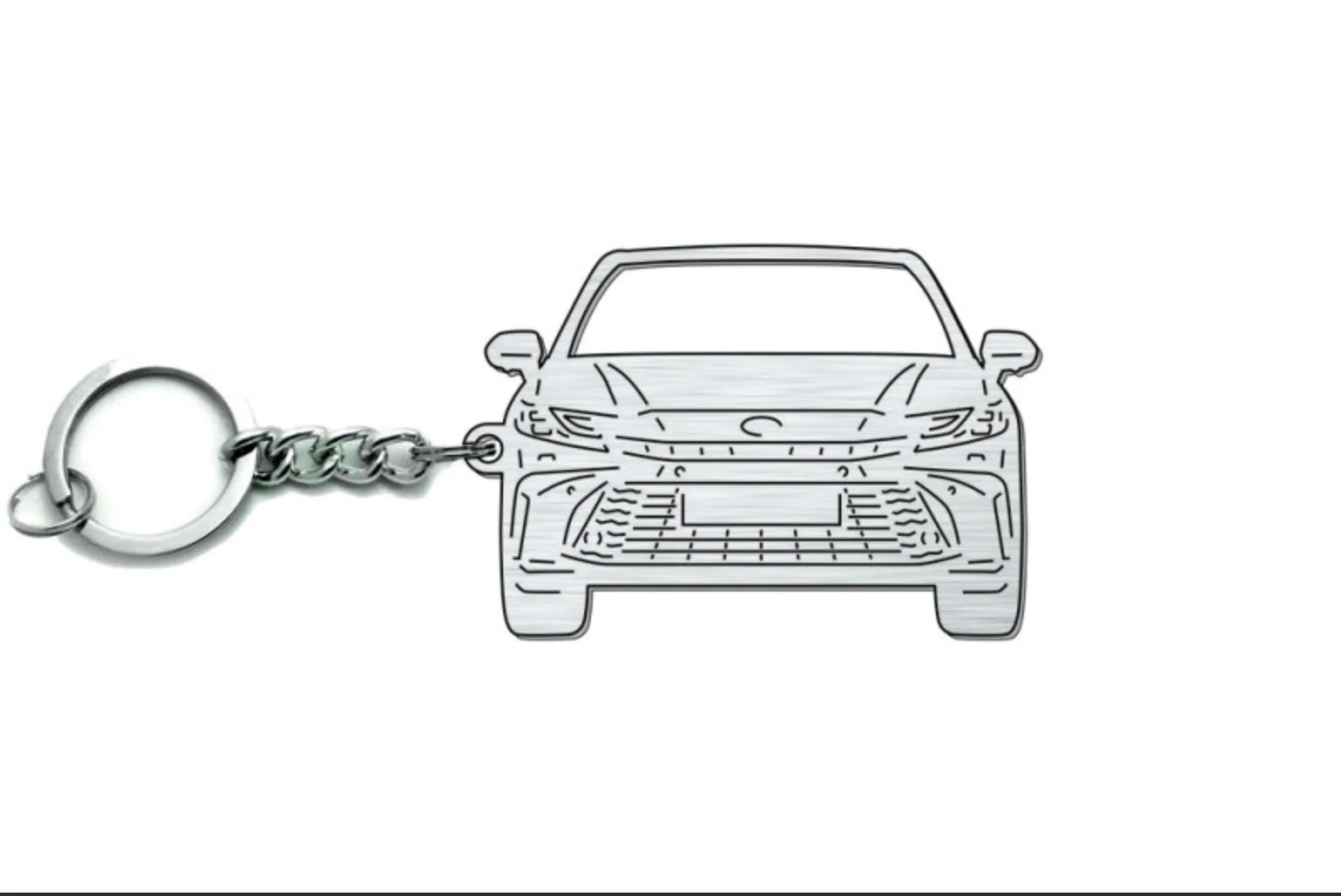 Car Keychain for Toyota Camry V80 2024+ (type FRONT)