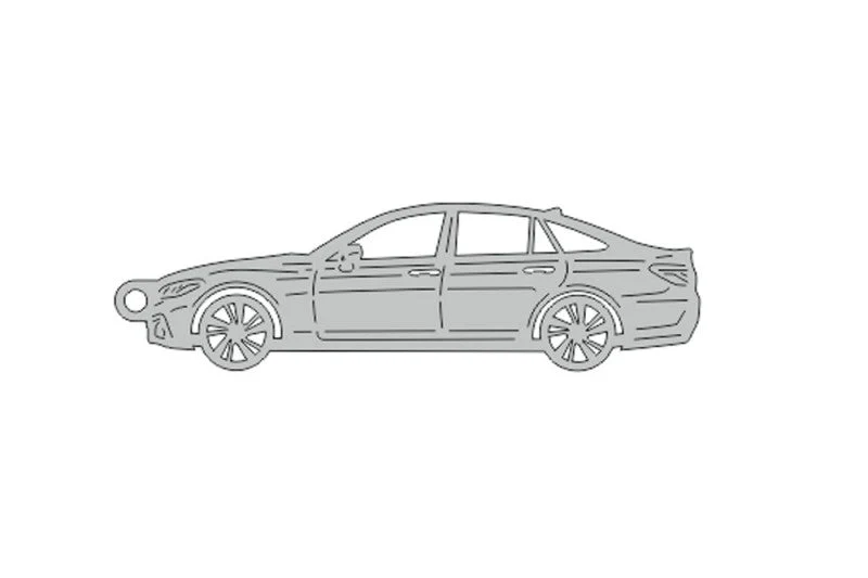 Car Keychain for Toyota Crown XVI 2022+ (type STEEL)