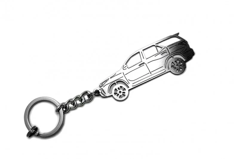 Car Keychain for Toyota Fortuner II (type STEEL) - Image 2