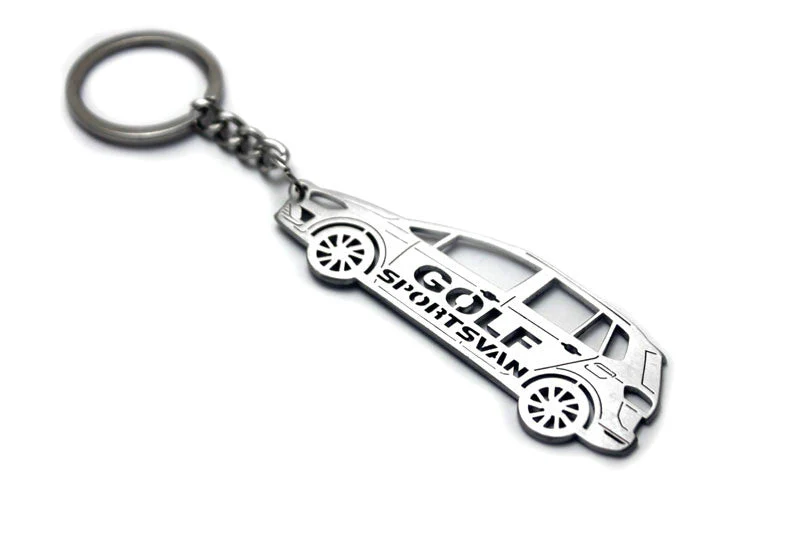 Car Keychain for Volkswagen Golf Sportsvan (type STEEL)