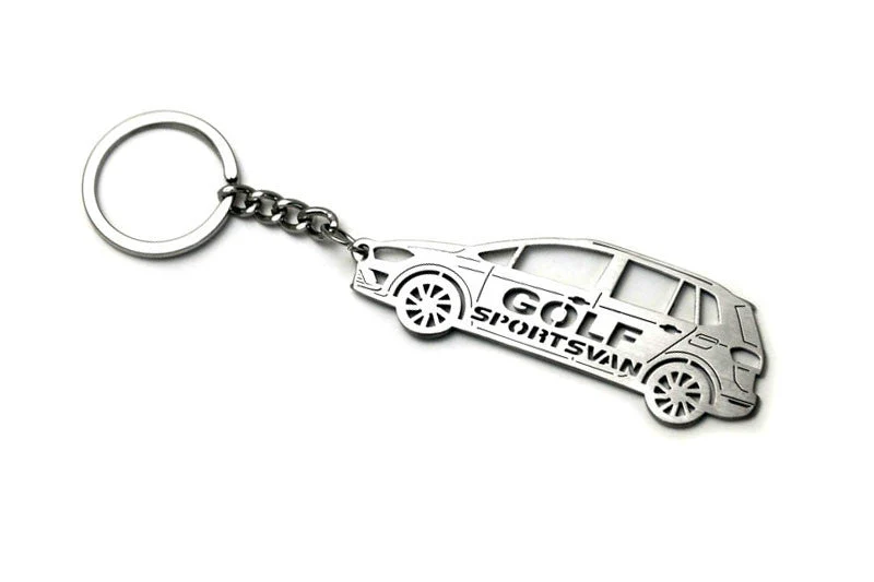 Car Keychain for Volkswagen Golf Sportsvan (type STEEL) - Image 3