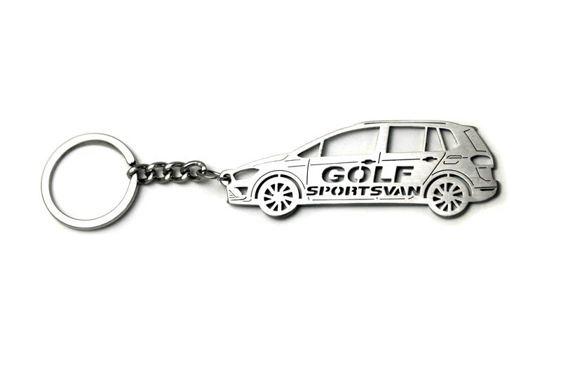 Car Keychain for Volkswagen Golf Sportsvan (type STEEL) - Image 4