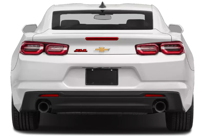 Chevrolet Camaro tailgate trunk rear emblem with ZL1 Camaro logo - Image 2