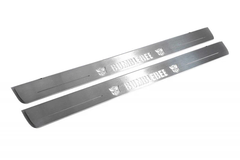 Chevrolet Camaro V 2009-2015 LED Door Sill With Logo Bumblebee - Image 5