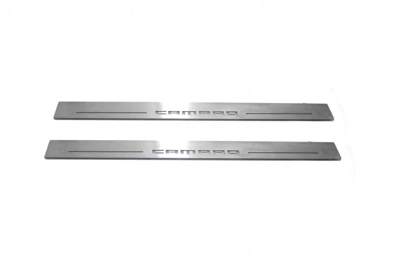 Chevrolet Camaro VI 2016+ Auto Door Sills With Logo Camaro - Image 6