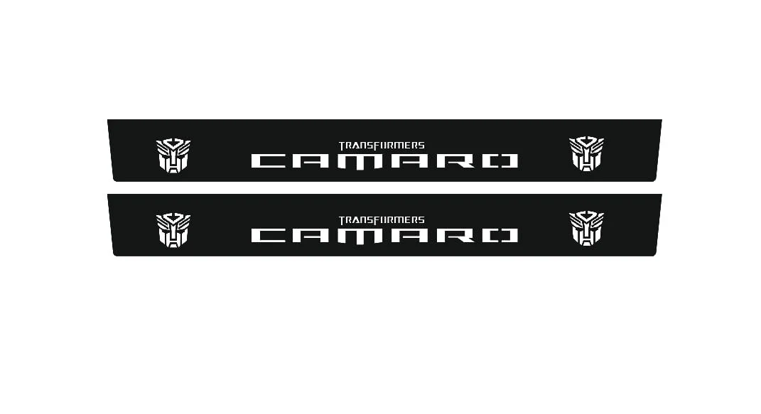 Chevrolet Camaro VI LED Door Sill With CAMARO TRANSFORMERS Logo - Image 2