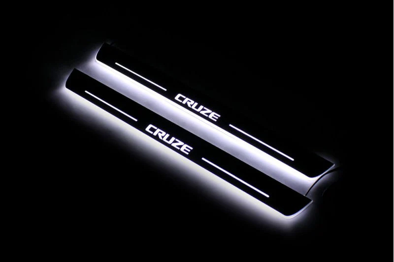 Chevrolet Cruze I 2008-2016 Door Sill Protectors With Logo Cruze - Image 3