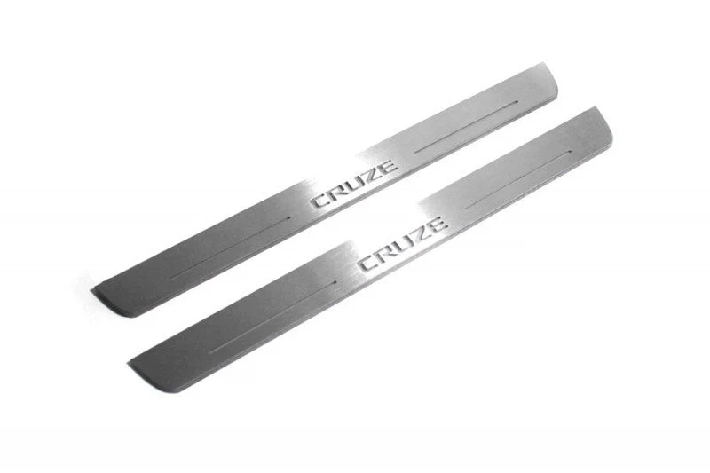 Chevrolet Cruze I 2008-2016 Door Sill Protectors With Logo Cruze - Image 5