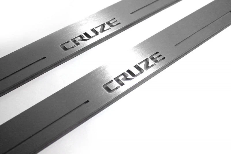 Chevrolet Cruze I 2008-2016 Door Sill Protectors With Logo Cruze - Image 8