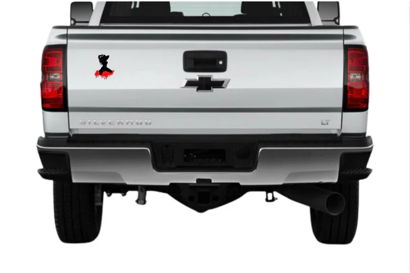 Chevrolet Emblem & Badge Set - Grille and Tailgate Chevrolet Girl Blood logo - Image 3